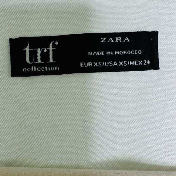 TRF Collection Zara White Long Dress With Buttons and Sash Size XS - Picture 9 of 9